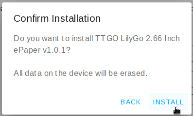 Confirm Installation